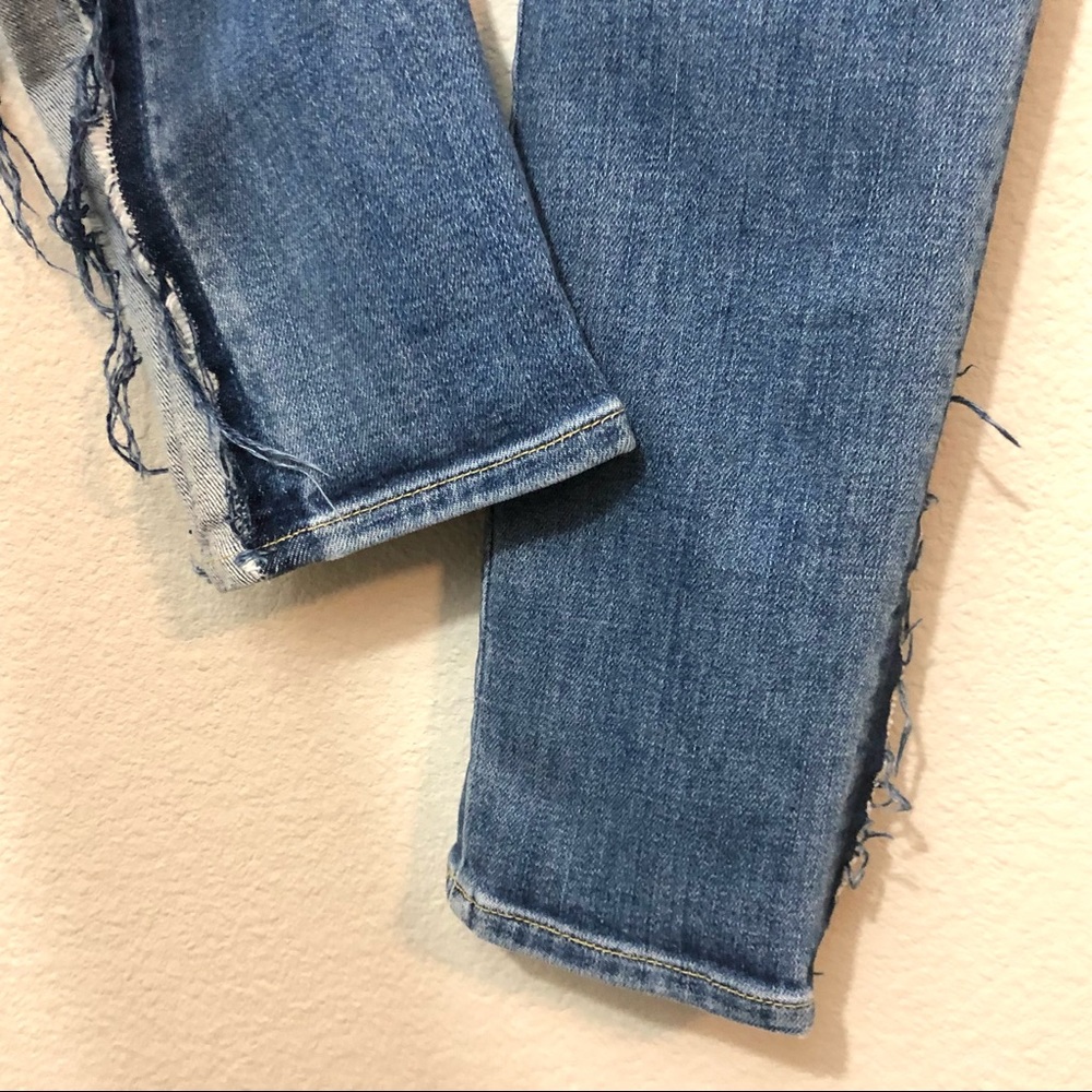 \7 FAM\• Distressed Side Stripe Jeans - Picture 11 of 16